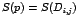 \(S(p) = S(D_{i,j})\)
