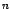 \(n\)