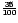 \(\frac{35}{100}\)